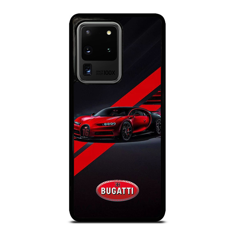 BUGATTI SUPER CAR RED LOGO Samsung Galaxy S20 Ultra Case Cover