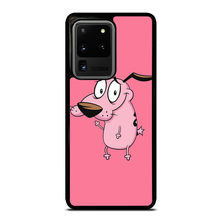 COURAGE THE COWARDLY DOG CARTOON PINK Samsung Galaxy S20 Ultra Case Cover
