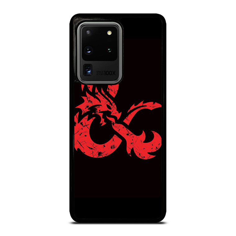 DUNGEONS AND DRAGONS LOGO BLACK Samsung Galaxy S20 Ultra Case Cover