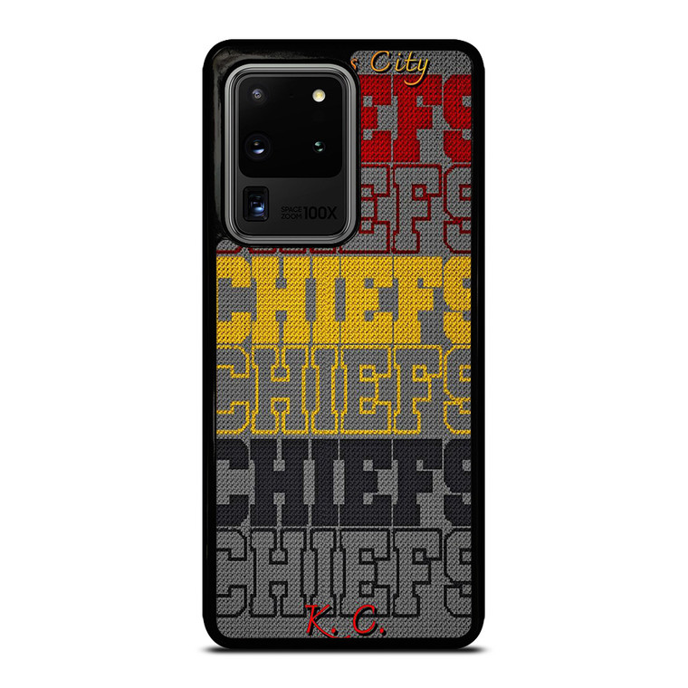 KANSAS CITY CHIEFS METAL SYMBOL Samsung Galaxy S20 Ultra Case Cover
