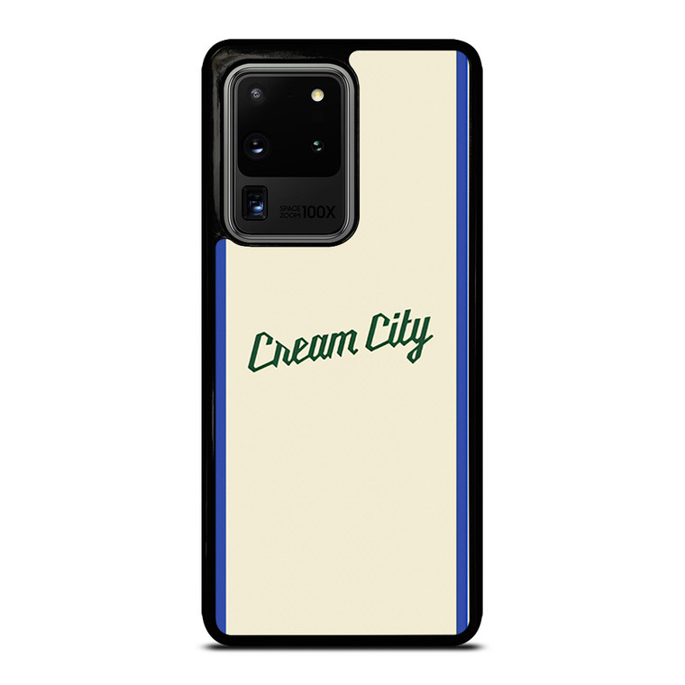 MILAUKEE BUCKS CREAM CITY BASKETBALL KIT Samsung Galaxy S20 Ultra Case Cover