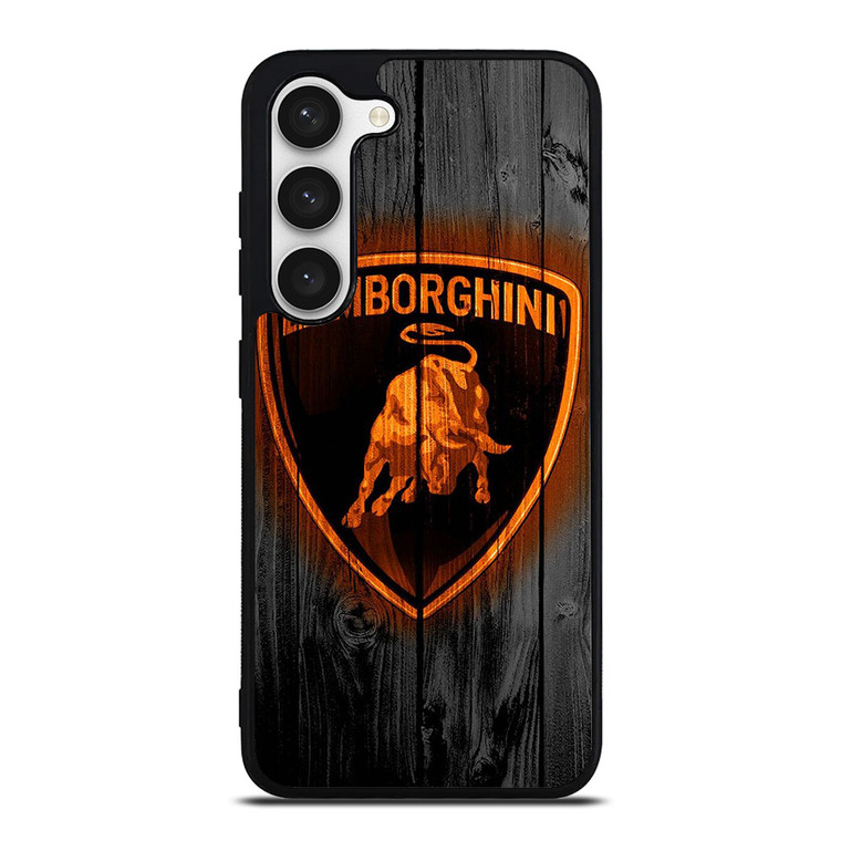 LAMBORGHINI WOOD LOGO  Samsung Galaxy S23 Case Cover