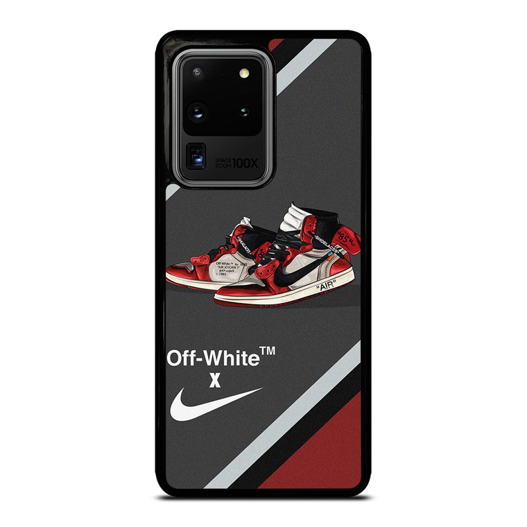 NIKE SWOOSH AIR JORDAN HIGH OFF WHITE Samsung Galaxy S20 Ultra Case Cover NIKE SWOOSH AIR JORDAN HIGH OFF WHITE Samsung Galaxy S20 Ultra Case Cover