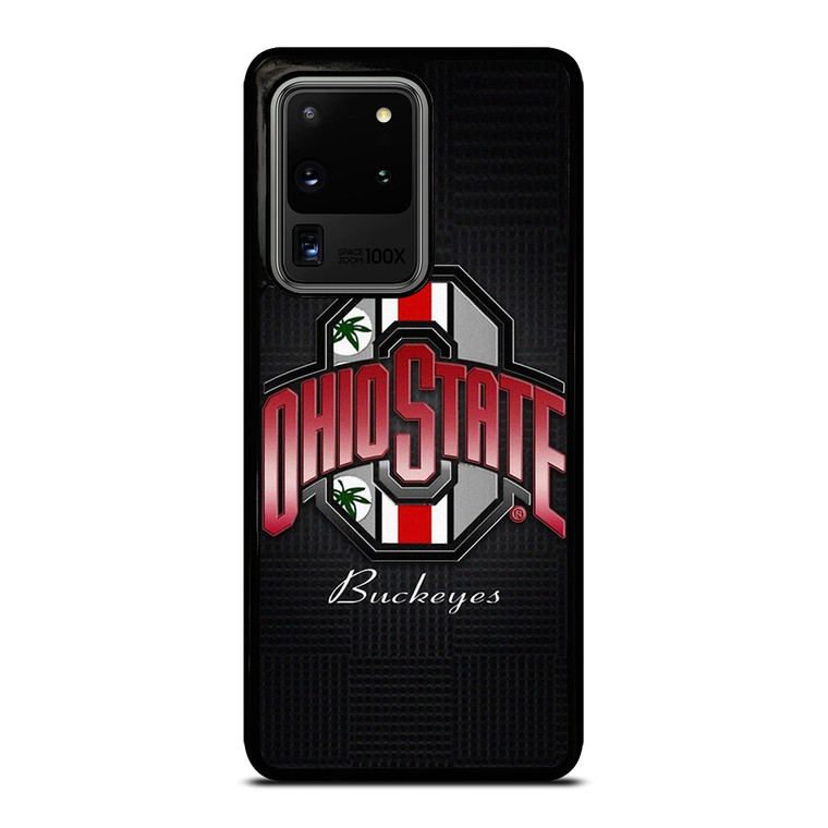 OHIO STATE BUCKEYES WEED METAL SYMBOL Samsung Galaxy S20 Ultra Case Cover OHIO STATE BUCKEYES WEED METAL SYMBOL Samsung Galaxy S20 Ultra Case Cover