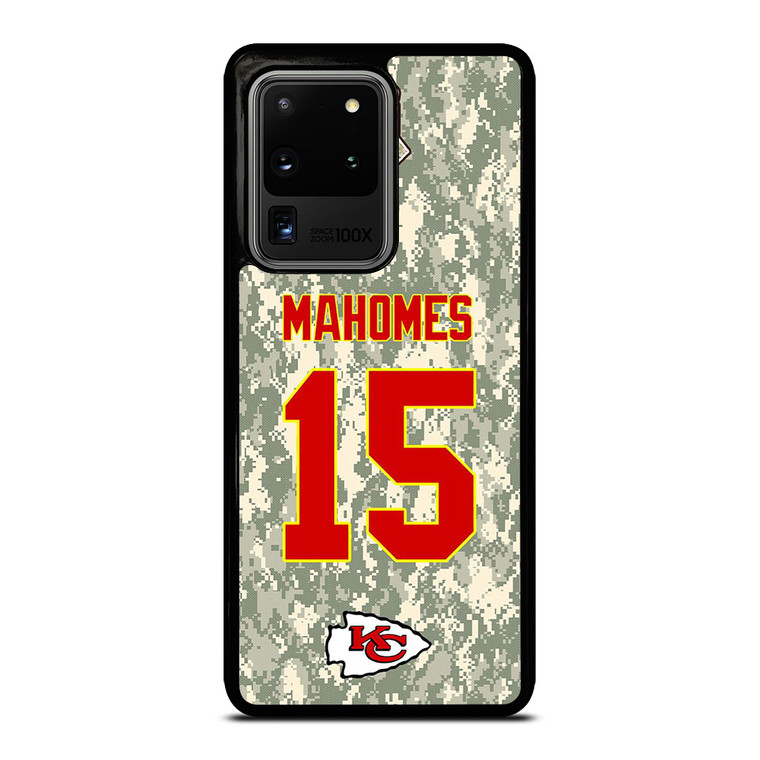 PATRICK MAHOMES KANSAS CITY CHIEFS CAMO KIT Samsung Galaxy S20 Ultra Case Cover PATRICK MAHOMES KANSAS CITY CHIEFS CAMO KIT Samsung Galaxy S20 Ultra Case Cover