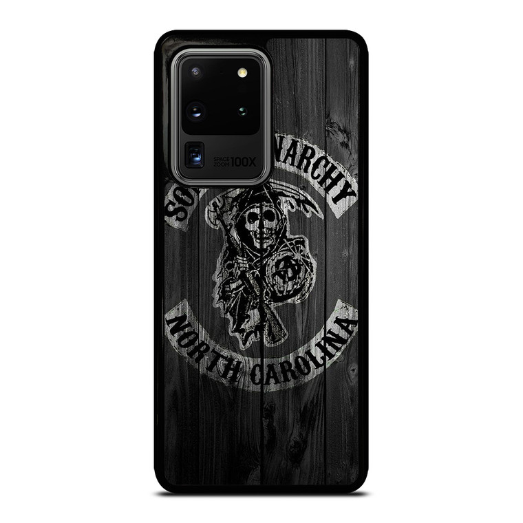 SONS OF ANARCHY NORTH CAROLINA WOOD LOGO Samsung Galaxy S20 Ultra Case Cover