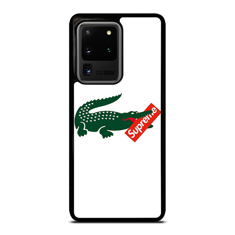 SUPREME LACOSTE COLLAB Samsung Galaxy S20 Ultra Case Cover SUPREME LACOSTE COLLAB Samsung Galaxy S20 Ultra Case Cover