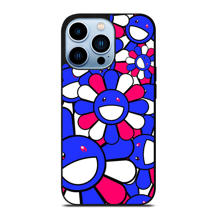 TAKASHI MURAKAMI BLUE PINK iPhone 13 Pro Max Case Cover