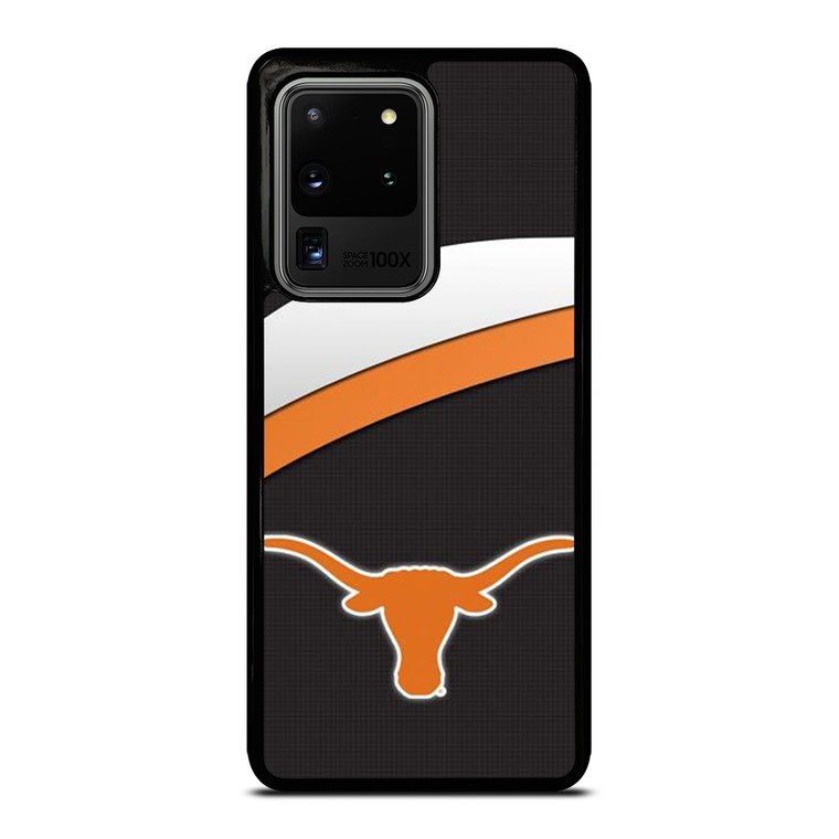 TEXAS LONGHORNS CARBON EMBLEM Samsung Galaxy S20 Ultra Case Cover