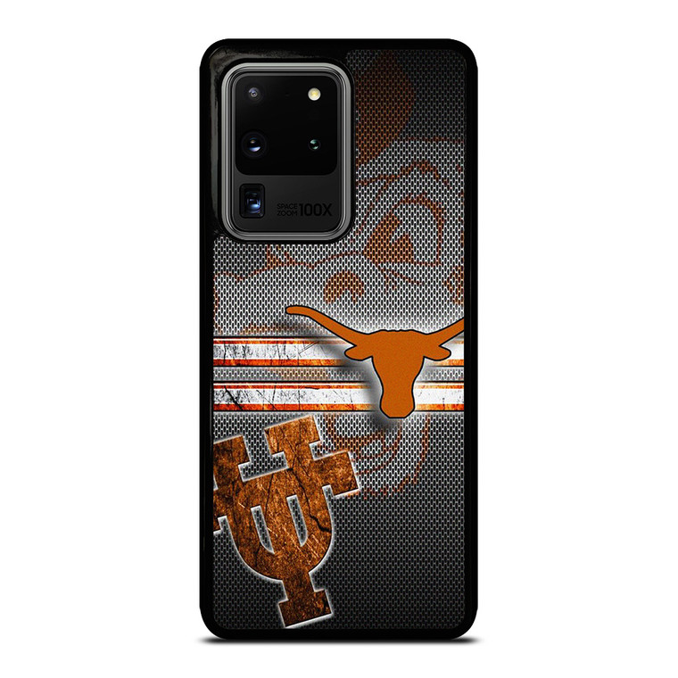TEXAS LONGHORNS METAL SYMBOL Samsung Galaxy S20 Ultra Case Cover