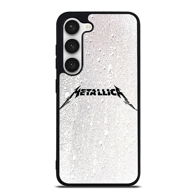 METALLICA METAL BAND WHITE  Samsung Galaxy S23 Case Cover