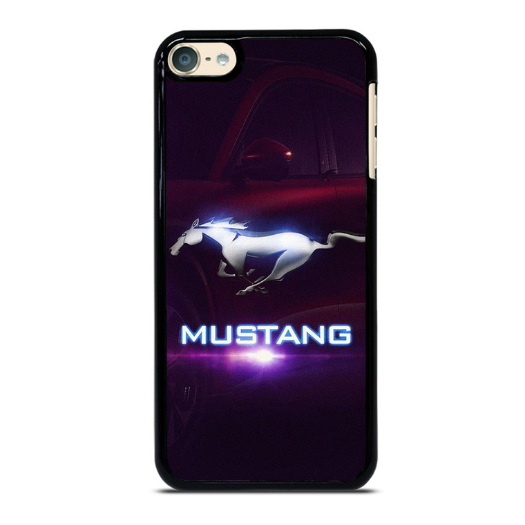 FORD MUSTANG LOGO METAL EMBLEM iPod 6 Case Cover