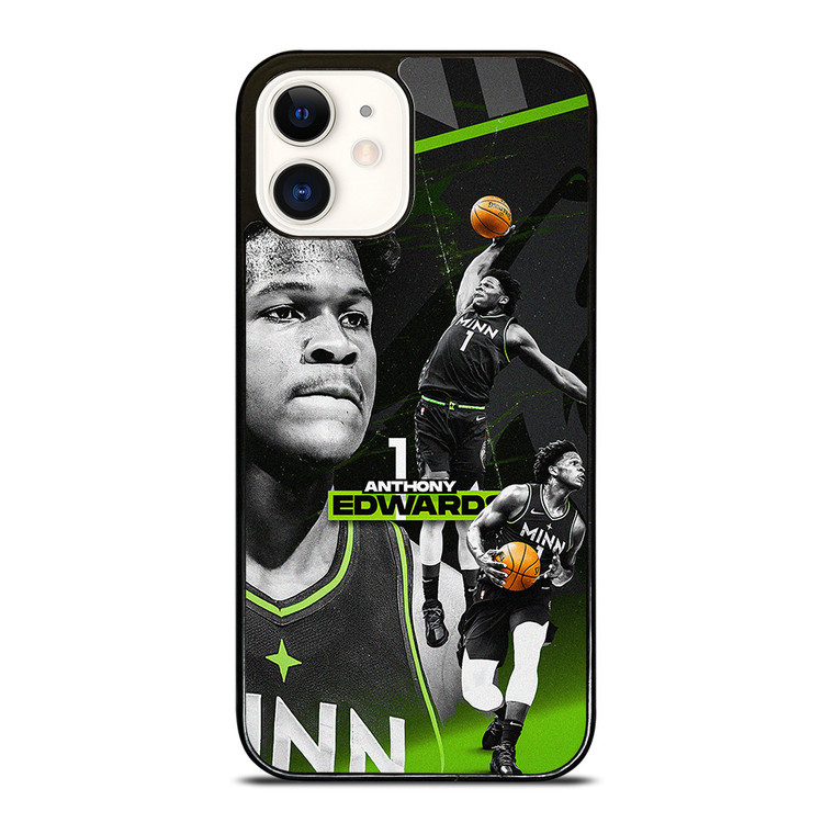 ANTHONY EDWARDS MINNESOTA TIMBERWOLVES  iPhone 12 Case Cover