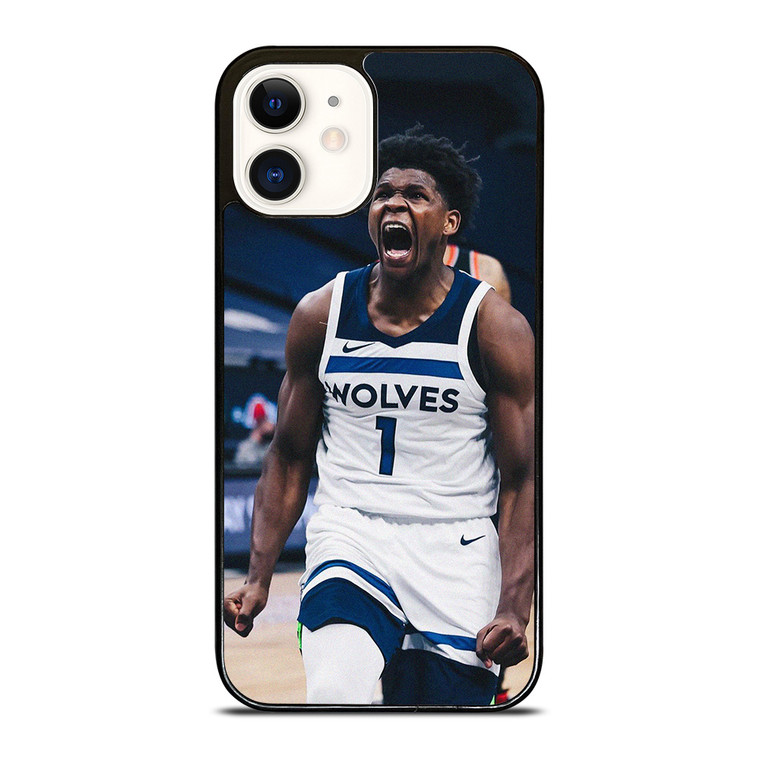 ANTHONY EDWARDS MINNESOTA TIMBERWOLVES NBA  iPhone 12 Case Cover