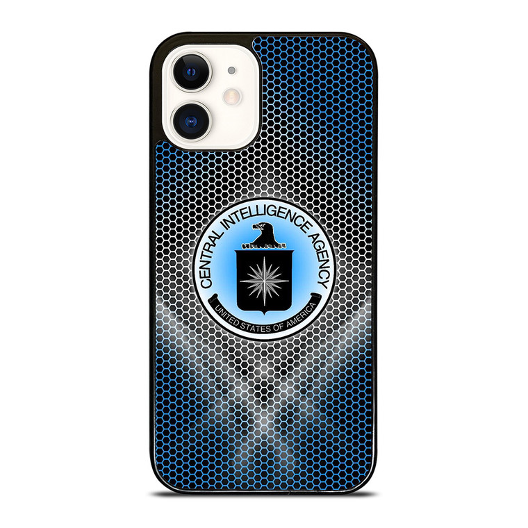 CIA CENTRAL INTELLIGENCE AGENCY CARBON LOGO  iPhone 12 Case Cover