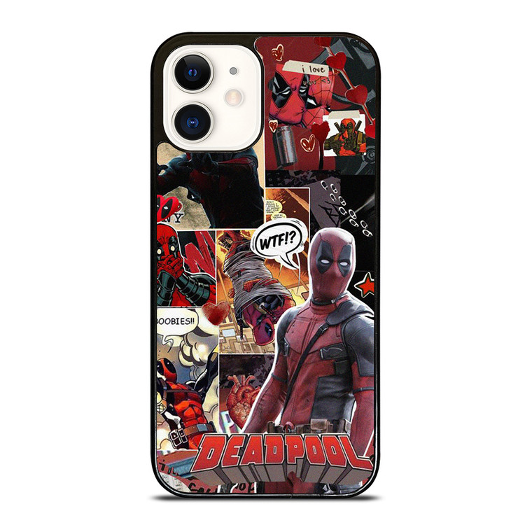 DEADPOOL SUPERHERO COLLAGE  iPhone 12 Case Cover