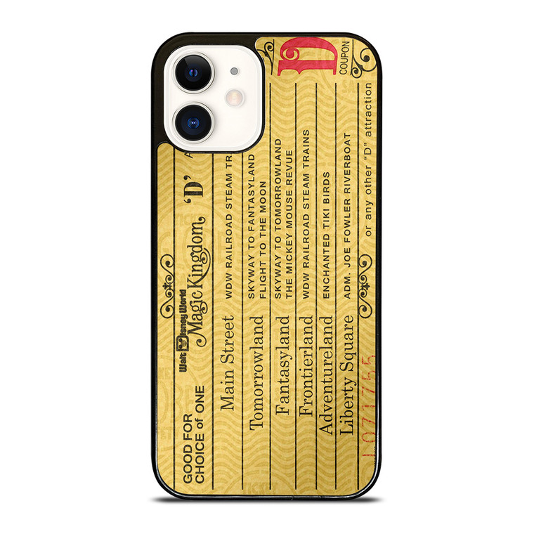 DISNEY WORLD TICKET  iPhone 12 Case Cover