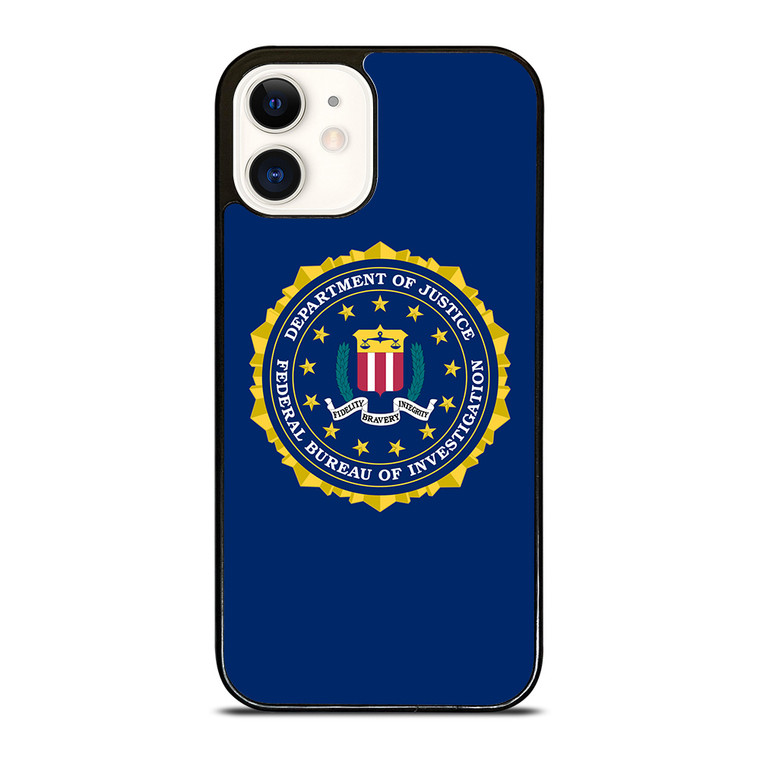 FBI BADGE BLUE  iPhone 12 Case Cover