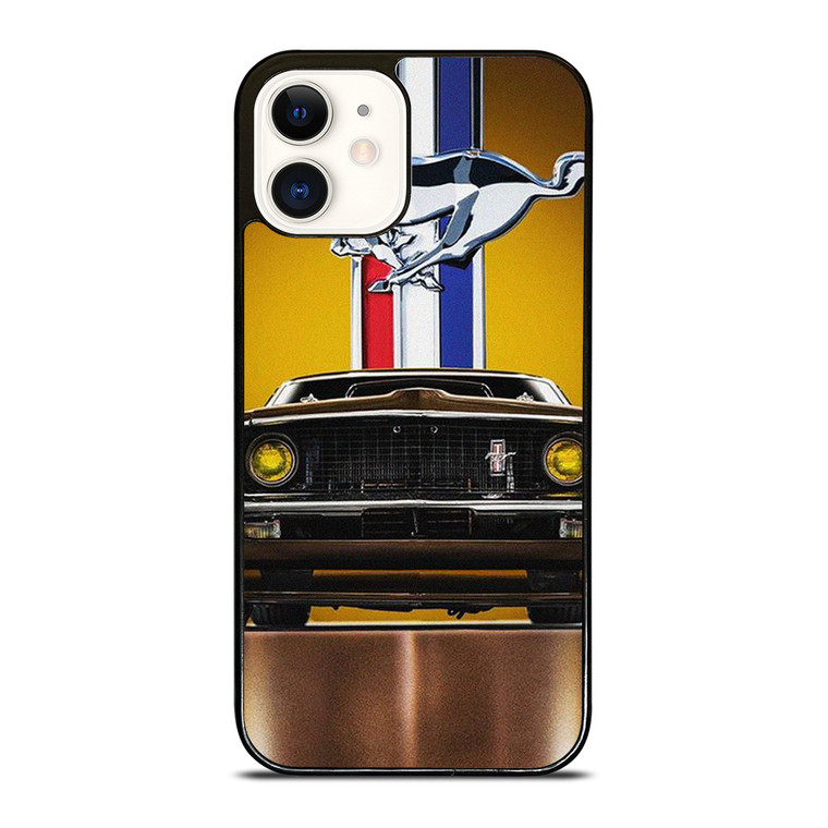 FORD MUSTANG GT GOLD EMBLEM  iPhone 12 Case Cover
