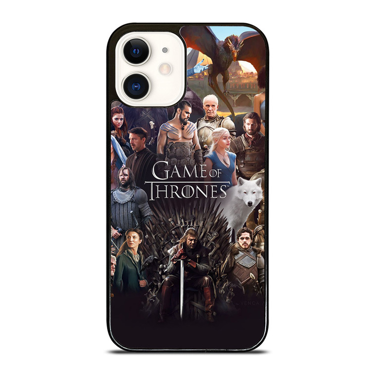 GAME OF THRONES CARTOON CHARACTERS  iPhone 12 Case Cover