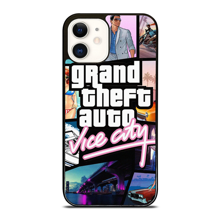 GTA GRAND THEFT AUTO VICE CITY POSTER  iPhone 12 Case Cover