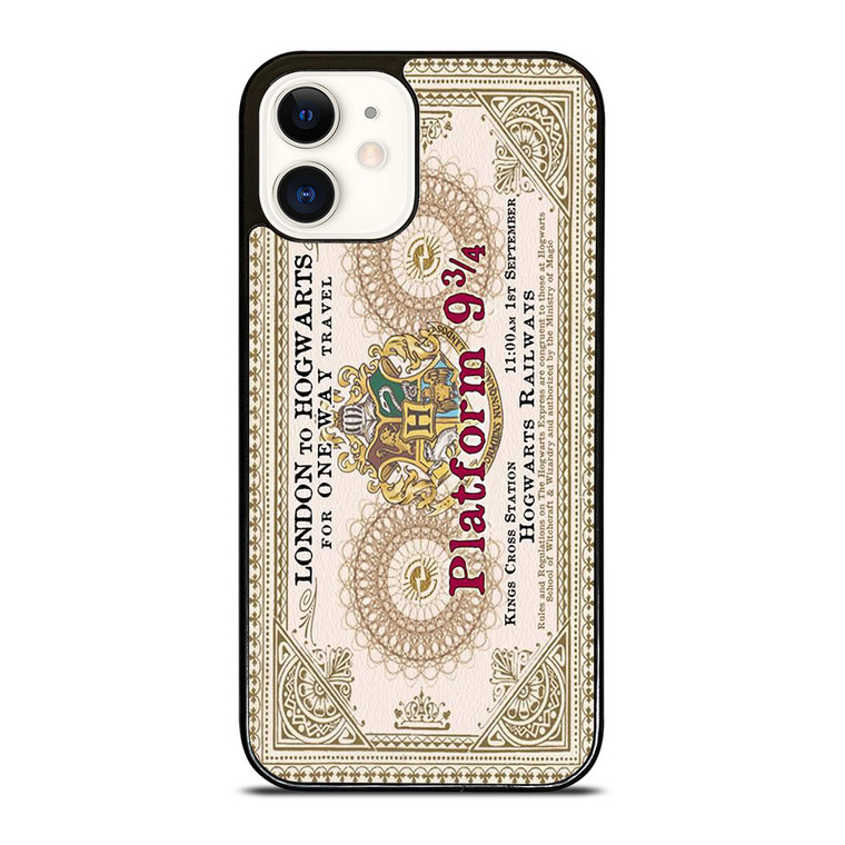 HARRY POTTER TICKETS PLATFORM NINE AND THREE QUARTERS  iPhone 12 Case Cover
