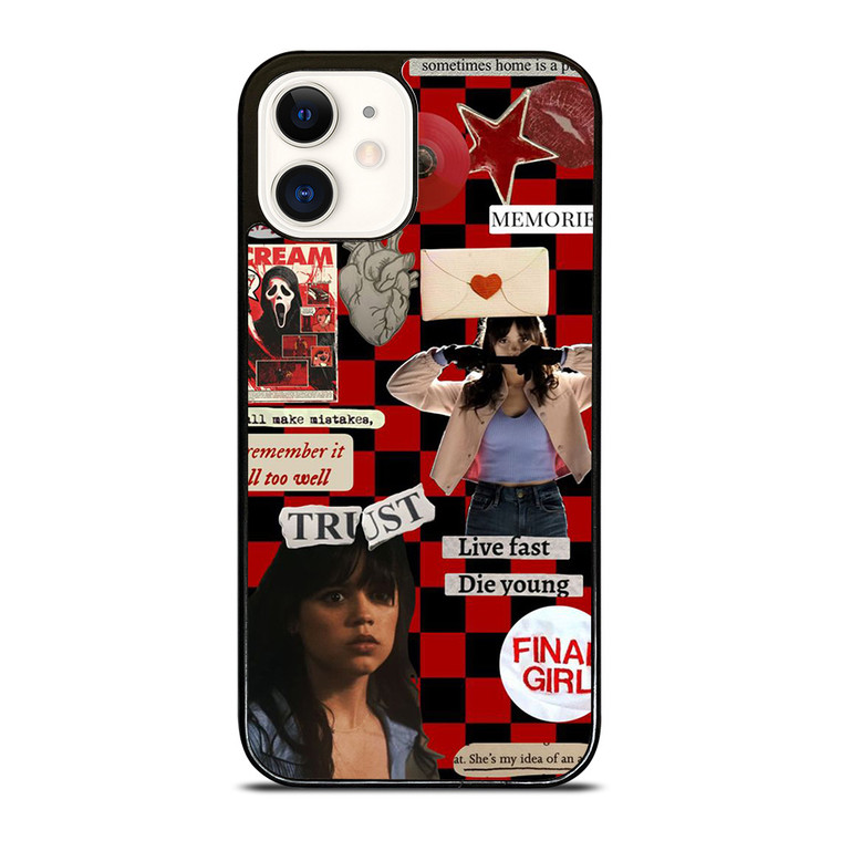 JENNA ORTEGA TARA CARPENTER SCREAM VI COLLAGE  iPhone 12 Case Cover