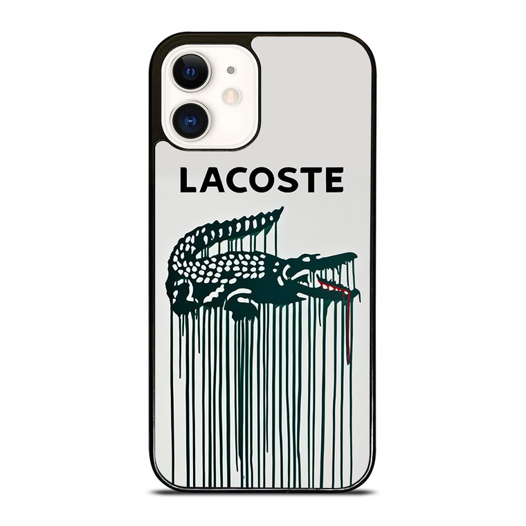 LACOSTE MELTED LOGO 2  iPhone 12 Case Cover