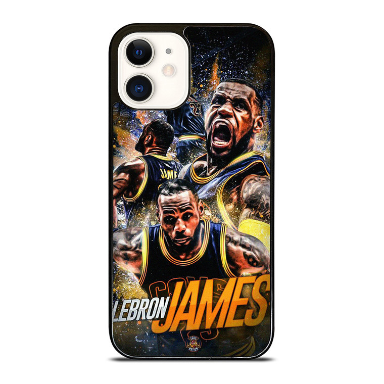 LEBRON JAMES CELEVELAND CAVALIERS POSTER  iPhone 12 Case Cover