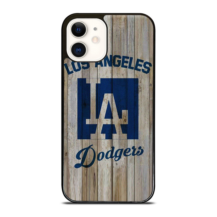 LOS ANGELES DODGERS WHITE WOOD  iPhone 12 Case Cover