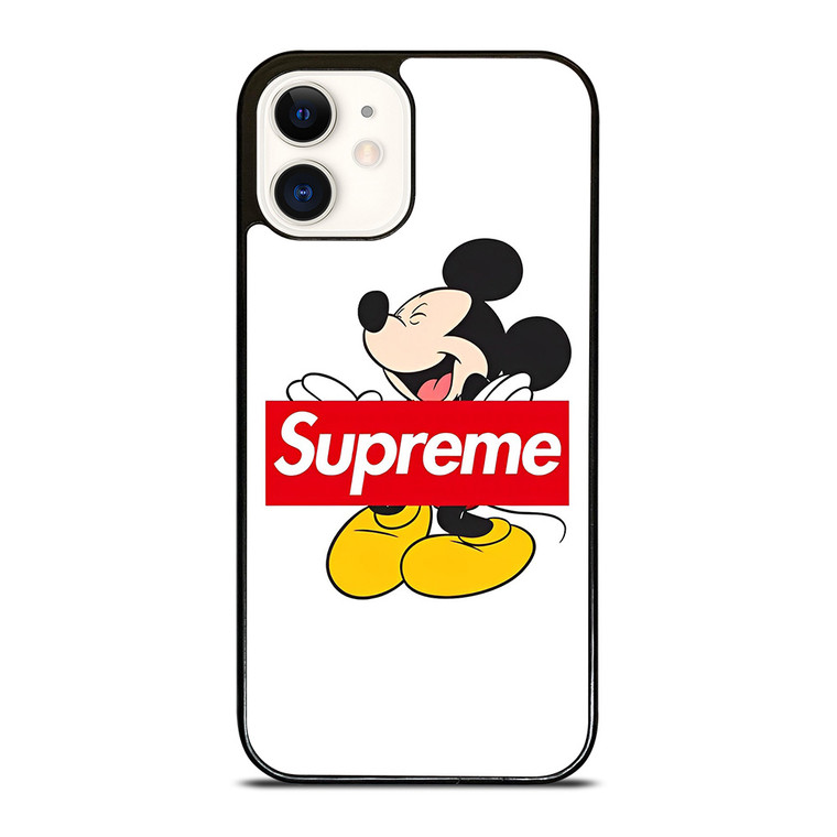 MICKEY MOUSE DISNEY SUPREME LOGO  iPhone 12 Case Cover MICKEY MOUSE DISNEY SUPREME LOGO  iPhone 12 Case Cover