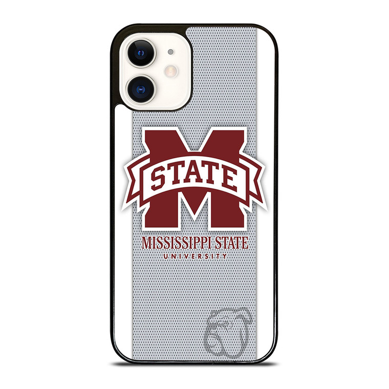 MISSISSIPPI STATE BASKETBALL CARBON LOGO  iPhone 12 Case Cover MISSISSIPPI STATE BASKETBALL CARBON LOGO  iPhone 12 Case Cover