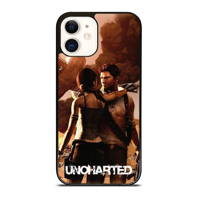 NATHAN DRAKE LARA CROFT UNCHARTED  iPhone 12 Case Cover