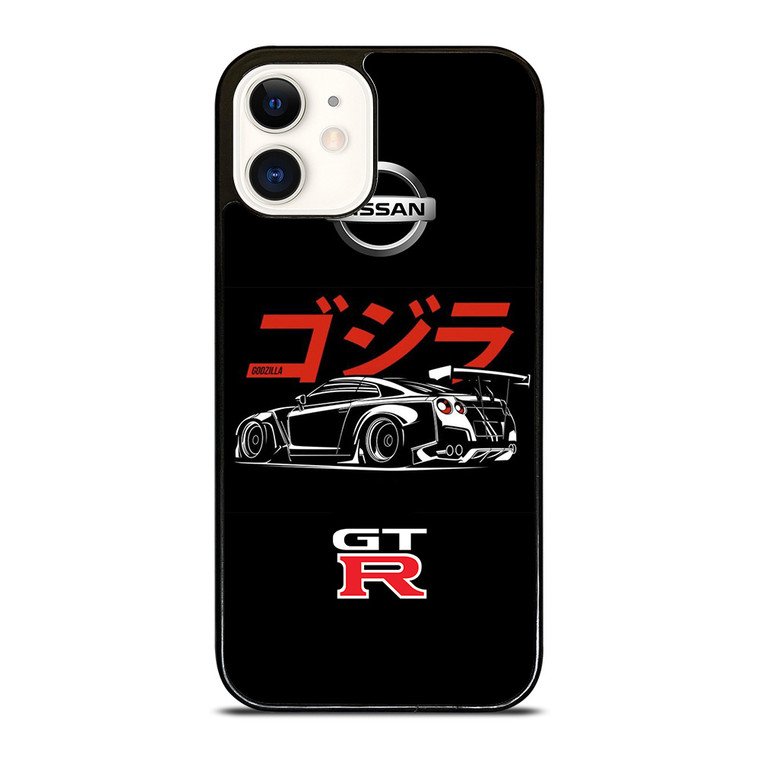 NISSAN GTR GODZILLA JAPAN VECTOR  iPhone 12 Case Cover NISSAN GTR GODZILLA JAPAN VECTOR  iPhone 12 Case Cover