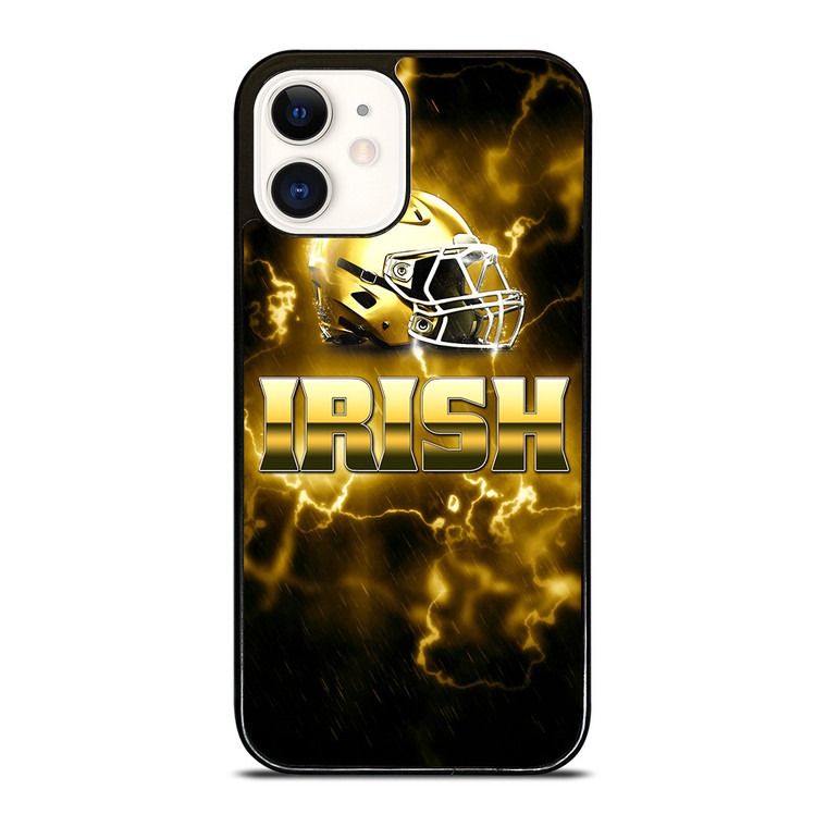 NOTRE DAME IRISH HELMET GOLD  iPhone 12 Case Cover