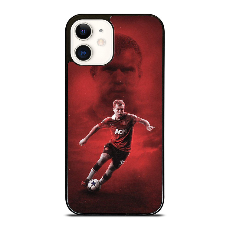 PAUL SCHOLES MANCHESTER UNITED  iPhone 12 Case Cover PAUL SCHOLES MANCHESTER UNITED  iPhone 12 Case Cover