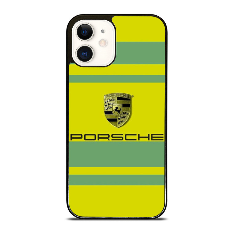 PORSCHE GREEN EMBLEM  iPhone 12 Case Cover