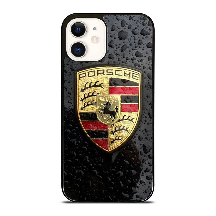 PORSCHE WET EMBLEM  iPhone 12 Case Cover