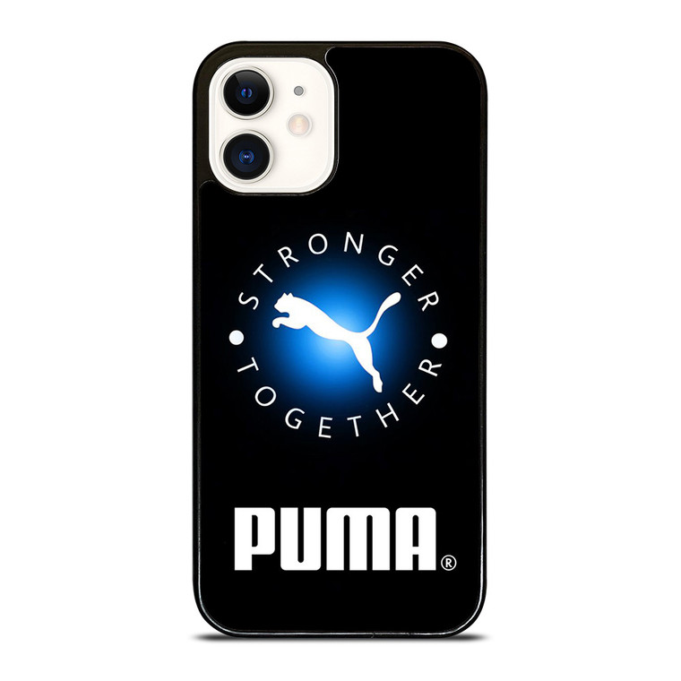 PUMA STRONGER TOGETHER LOGO  iPhone 12 Case Cover