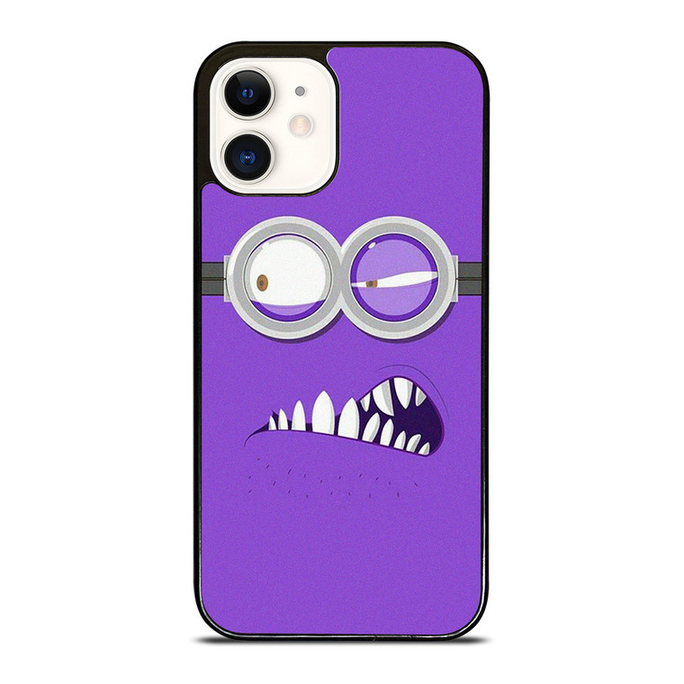 PURPLE MINION MINIMALIST  iPhone 12 Case Cover