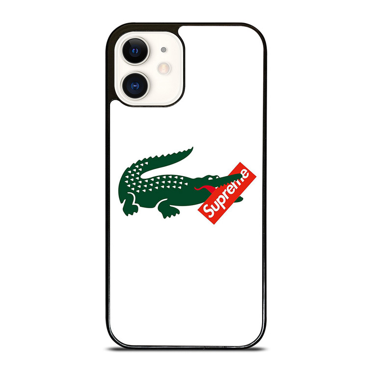SUPREME LACOSTE COLLAB  iPhone 12 Case Cover
