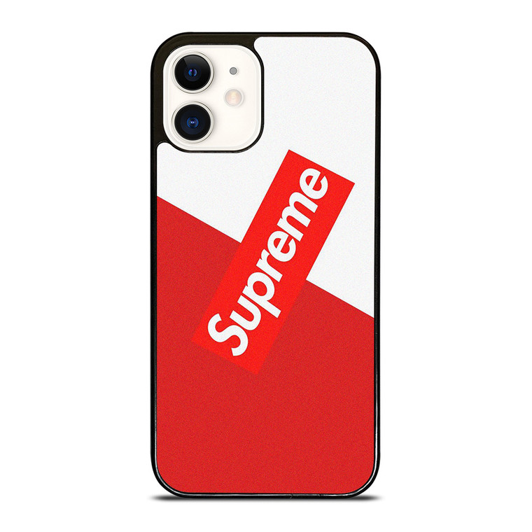 SUPREME SLICED LOGO  iPhone 12 Case Cover
