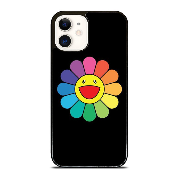 TAKASHI MURAKAMI BLACK  iPhone 12 Case Cover