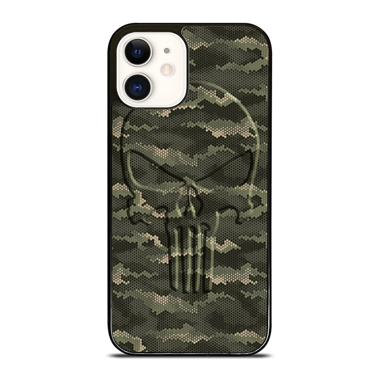 THE PUNISHER CAMO CARBON  iPhone 12 Case Cover