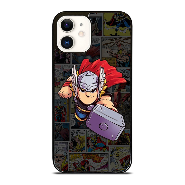 THOR MARVEL COMIC CUTE  iPhone 12 Case Cover