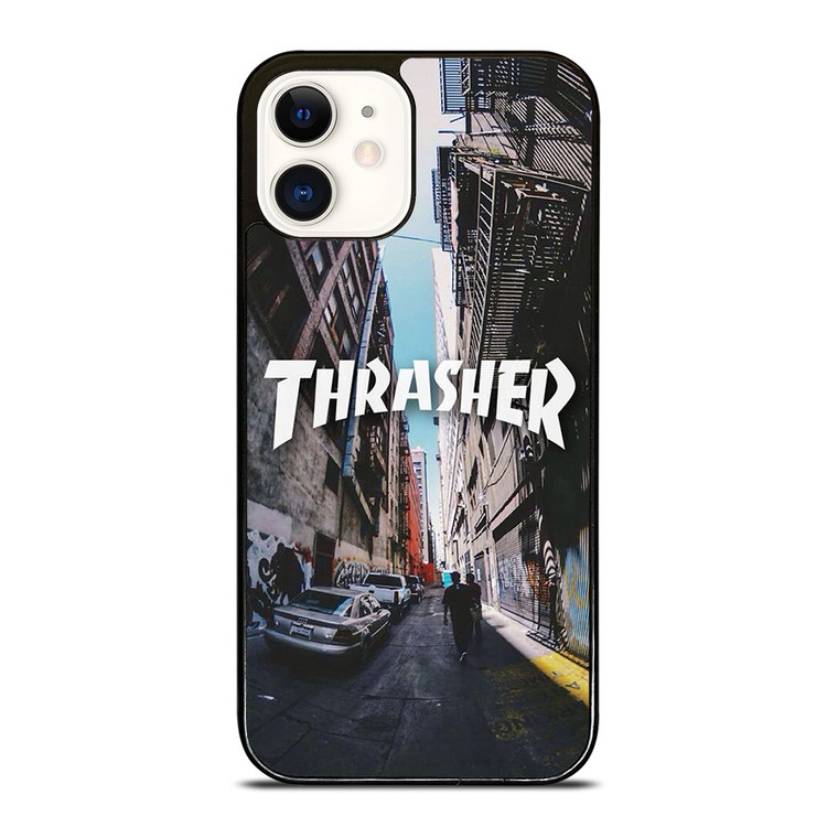 THRASHER SKATEBOARD URBAN CITY LOGO  iPhone 12 Case Cover