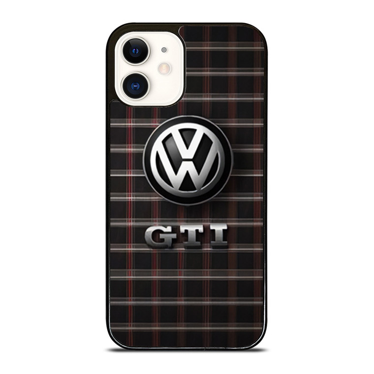 VW VOLKSWAGEN GTI METAL EMBLEM  iPhone 12 Case Cover VW VOLKSWAGEN GTI METAL EMBLEM  iPhone 12 Case Cover