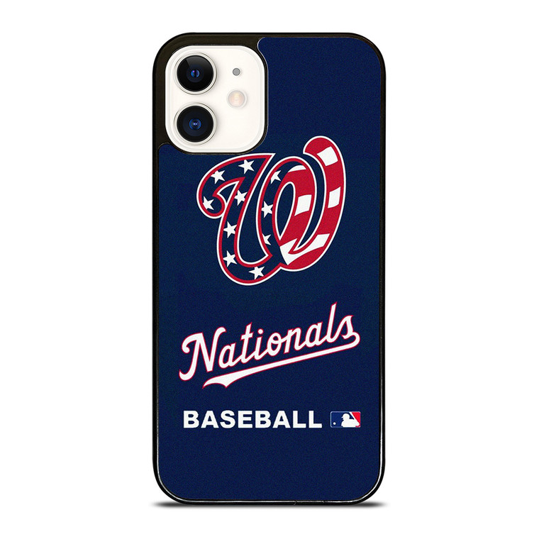 WASHINGTON NATIONALS BASEBALL MLB SYMBOL  iPhone 12 Case Cover WASHINGTON NATIONALS BASEBALL MLB SYMBOL  iPhone 12 Case Cover
