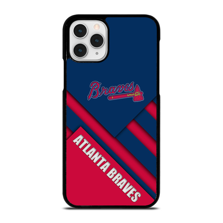 ATLANTA BRAVES BASEBALL ABSTRACT LOGO  iPhone 11 Pro Case Cover