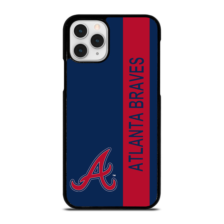 ATLANTA BRAVES BASEBALL STRIPE SYMBOL  iPhone 11 Pro Case Cover